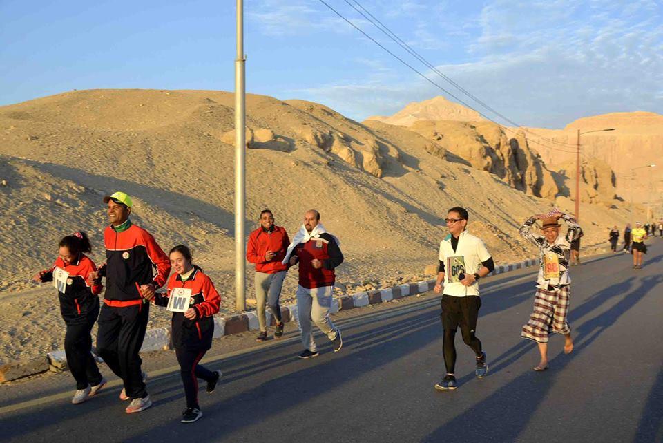 انطلاق ماراثون مصر الدولي من امام معبد " حتشبسوت "