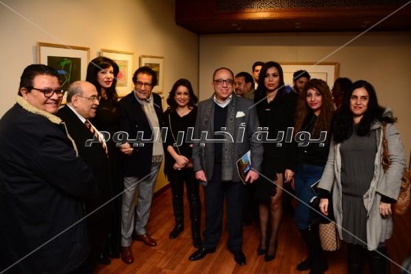 الفقي وشنودة وخالد جلال يحتفلون بافتتاح معرض فاروق حسني