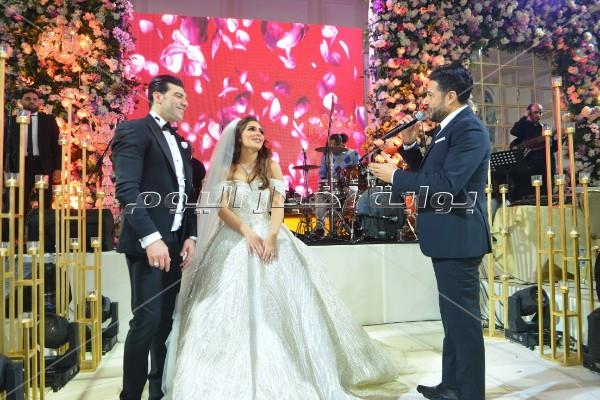 وزراء ونواب في زفاف «خالد ورشا».. وحماقي وبوسي يحييان الحفل