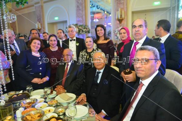 وزراء ونواب في زفاف «خالد ورشا».. وحماقي وبوسي يحييان الحفل