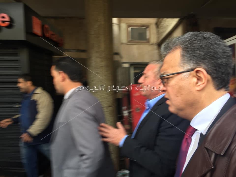 وزير النقل يصل محطة مصر لتفقد حادث القطار