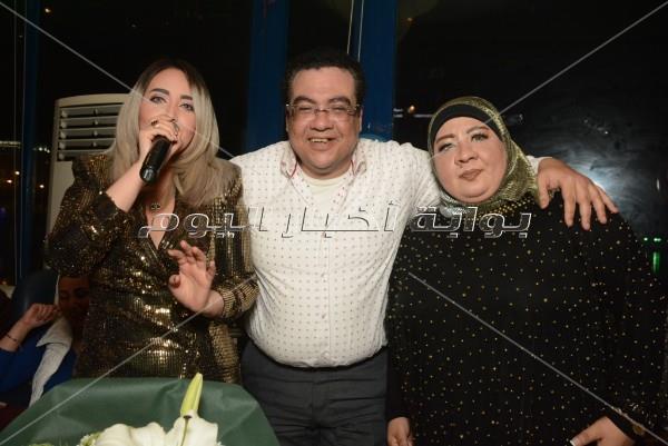 الليثي وياسر عدوية وهارون في عيد ميلاد أحمد رمضان