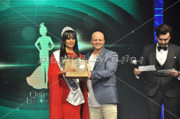 تتويج دعاء عبد الرحيم بلقب ملكة جمال الأناقة 2019