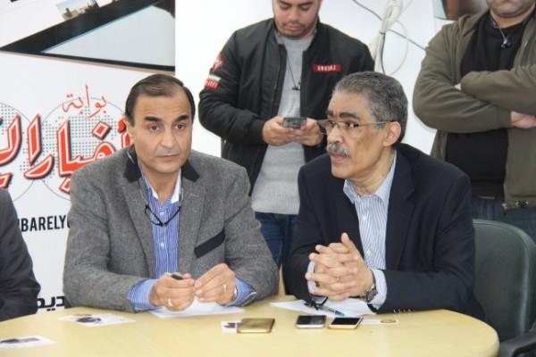 ضياء رشوان خلال لقاءه بصحفيي بوابة أخبار اليوم