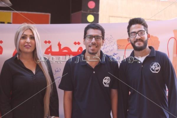 زينة العلمي تقود حملة للتبرع بالدم تضامنا مع حادث محطة مصر