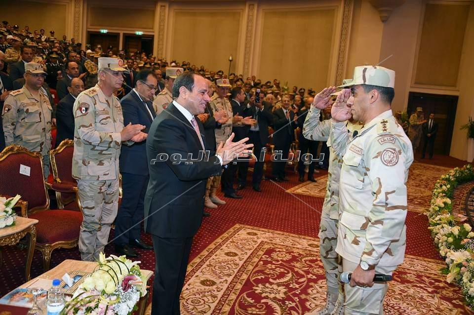 الرئيس عبد الفتاح السيسي في يوم الشهيد