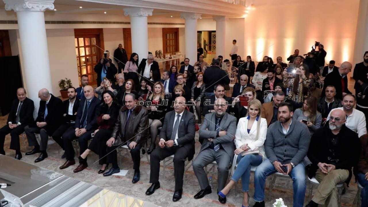 تجهيزات مهرجان «كريستال اوارد» في لبنان
