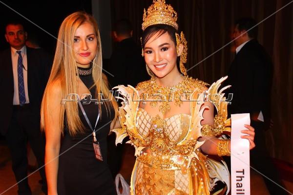 ليلى علوي ورامي جمال في حفل ملكة جمال السياحة والبيئة