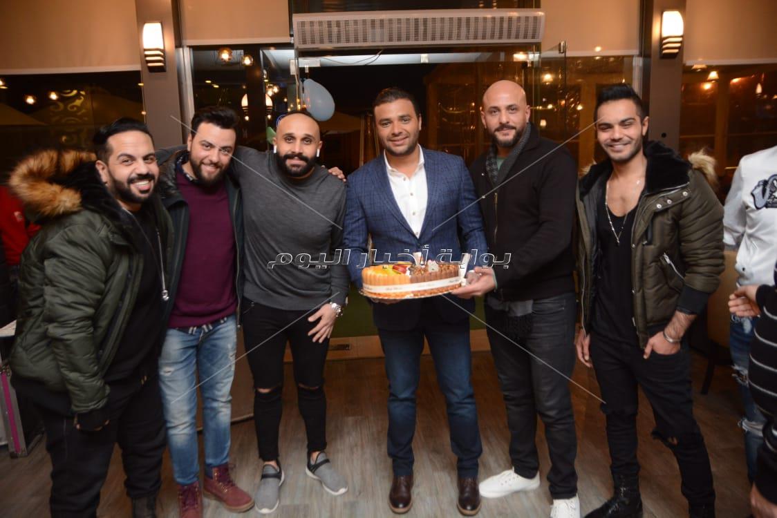 مصطفى محفوظ يحتفل بعيد ميلاد رامي صبري بحضور نجوم الفن والغناء