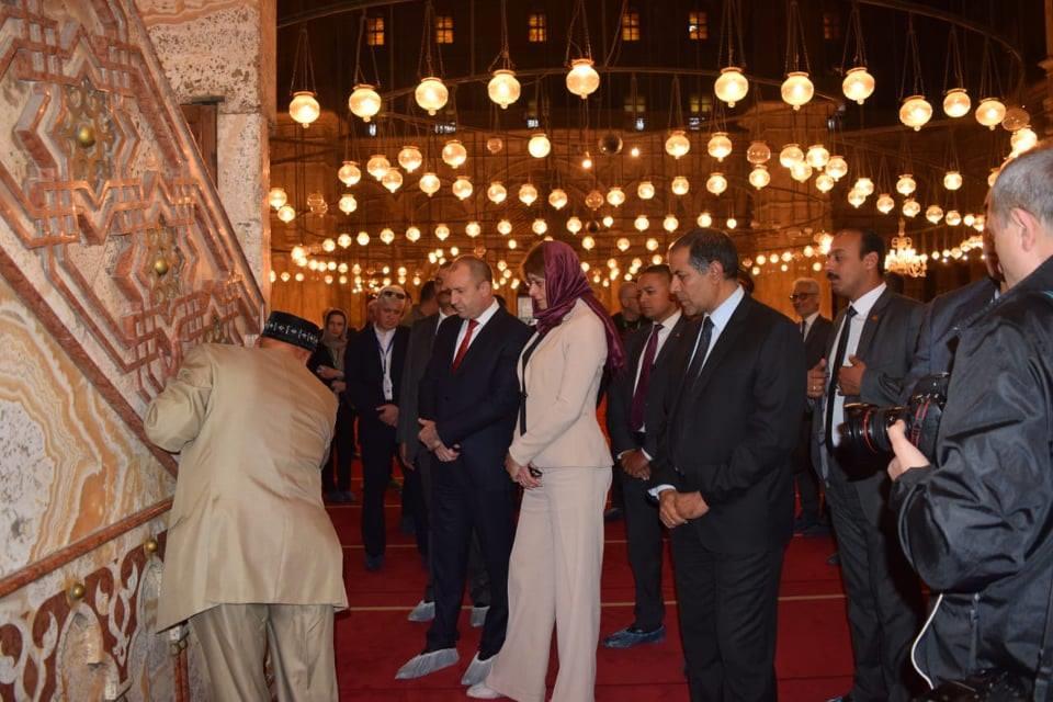 الرئيس البلغاري يزور قلعة صلاح الدين والمتحف المصري بالتحرير