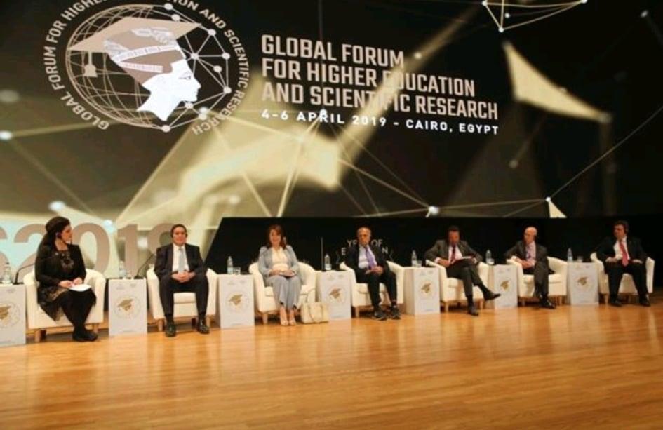 جلسة التعليم والبحث العلمي وأهداف التنمية المستدامة بمنتدى التعليم العالي