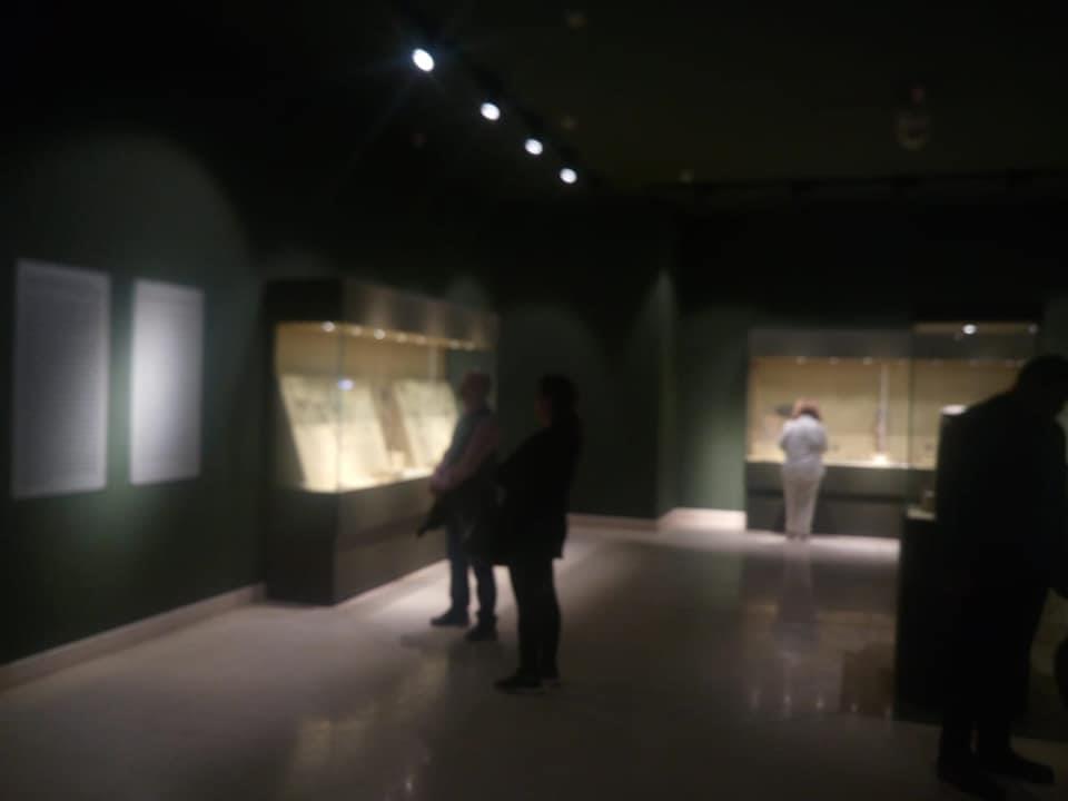  جولة وزير الاثار والسفراء الاجانب لمتحف سوهاج القومي
