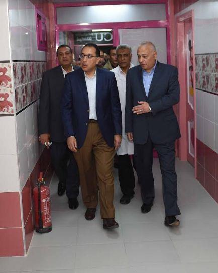 تفقد  رئيس الوزراء د. مصطفى مدبولي مستشفى رشيد المركزي‎