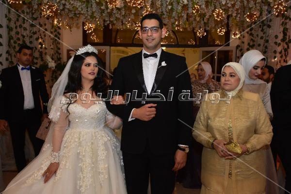 الليثي ومتقال وصافينار في زفاف ابنة اللواء محمد وهبة