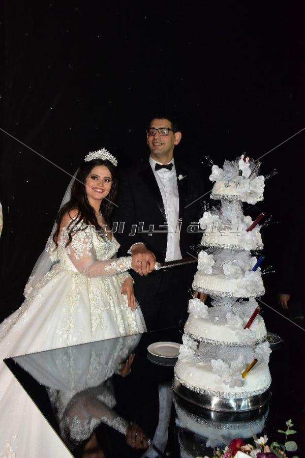 الليثي ومتقال وصافينار في زفاف ابنة اللواء محمد وهبة