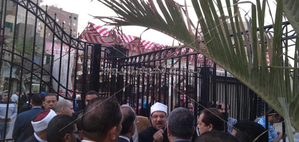  افتتاح أعمال نطوير ساحة مسجد السيدة زينب