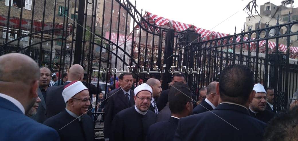  افتتاح أعمال نطوير ساحة مسجد السيدة زينب