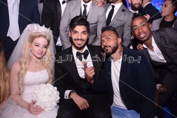 100 صورة من زفاف علي جبر.. وحماقي وجسار نجما الحفل
