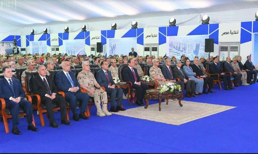 افتتاح الرئيس عبد الفتاح السيسي لمحور روض الفرج 
