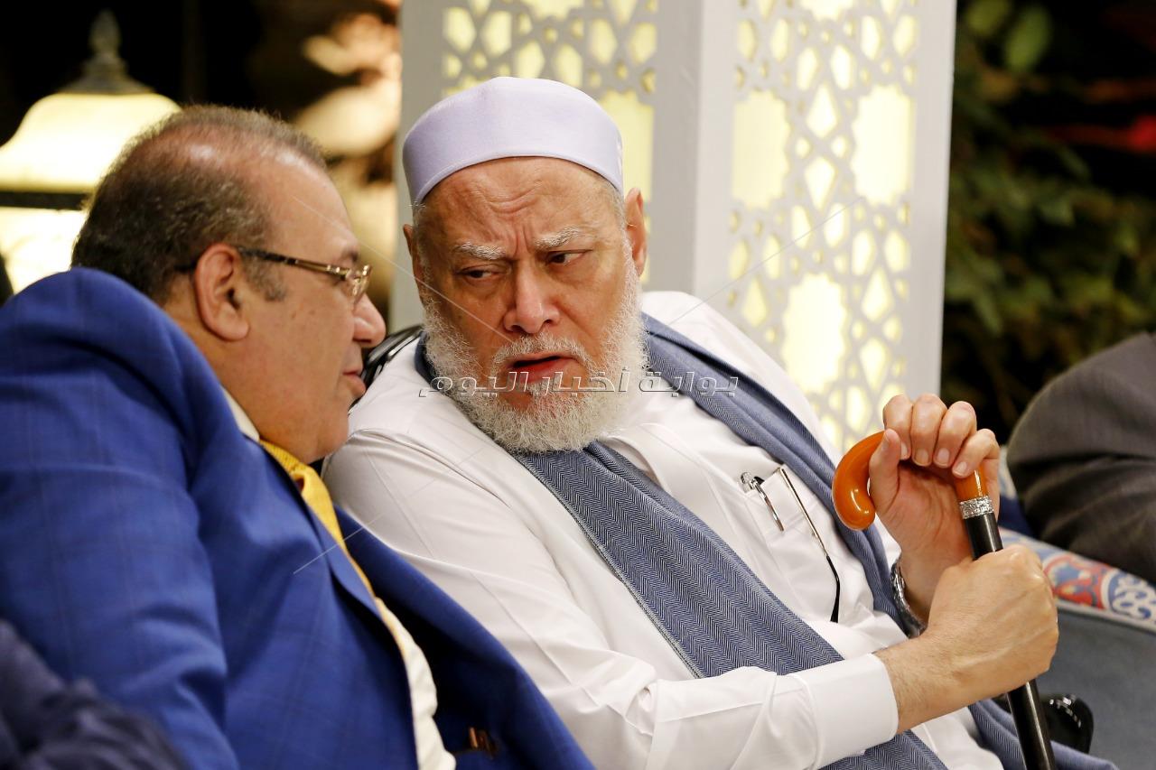 علي جمعة ضيف حسن راتب على مائدة «صالون المحور» في أمسية رمضانية