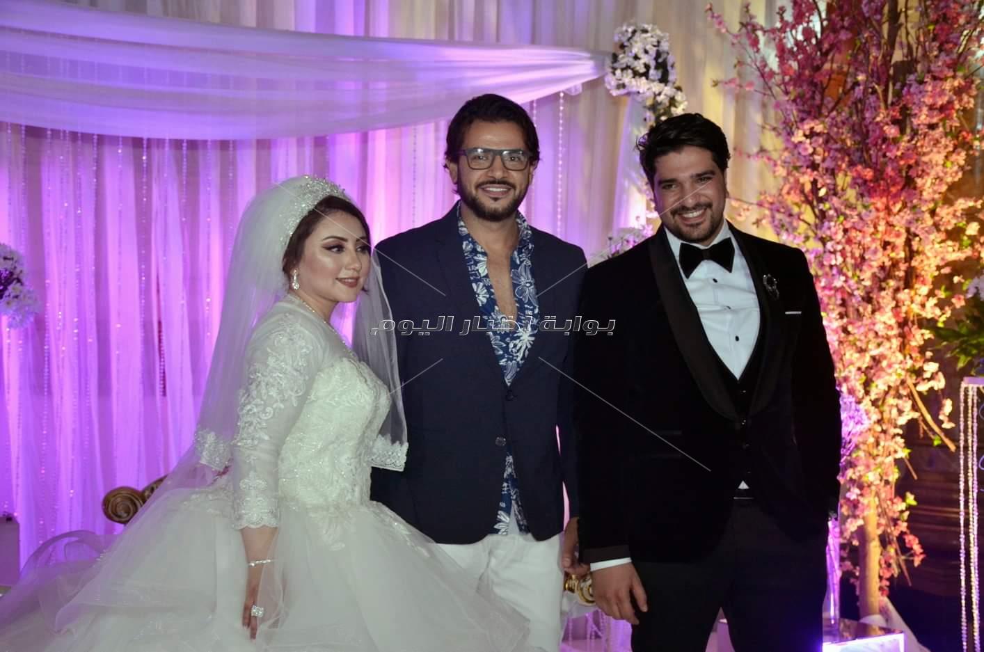 بهاء سلطان وسامو زين أبرز حضور زفاف شقيق الملحن معتز أمين