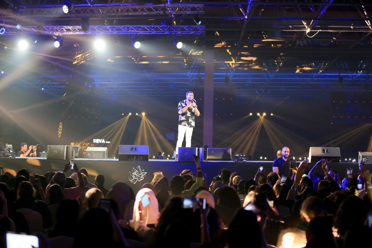 رامي صبري في حفل إسطوري بالسعودية.. وجمهور «المملكة» يرددون أغانيه  