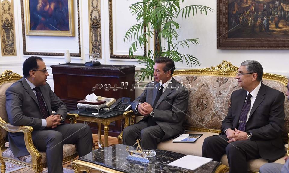 رئبيس الوزراء يلتقى الرئيس والمدير التنفيذى لشركة ايدارا باور‎