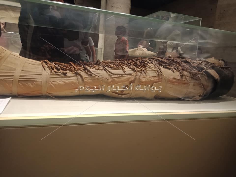 ننشر الصور الاخيرة للمومياوات قبل نقلها من متخف التحرير الى المتحف الكبير