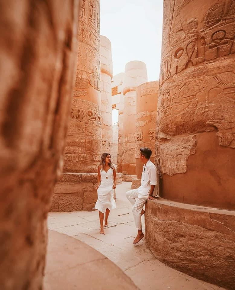 سائح و زوجته  يؤرخوا  زيارتهم لام الدنيا بأجمل  صور سياحية |صور 