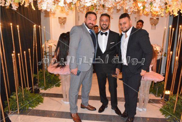 80 صورة للنجوم والمشاهير من زفاف محمد مهران ومي عبد الحافظ