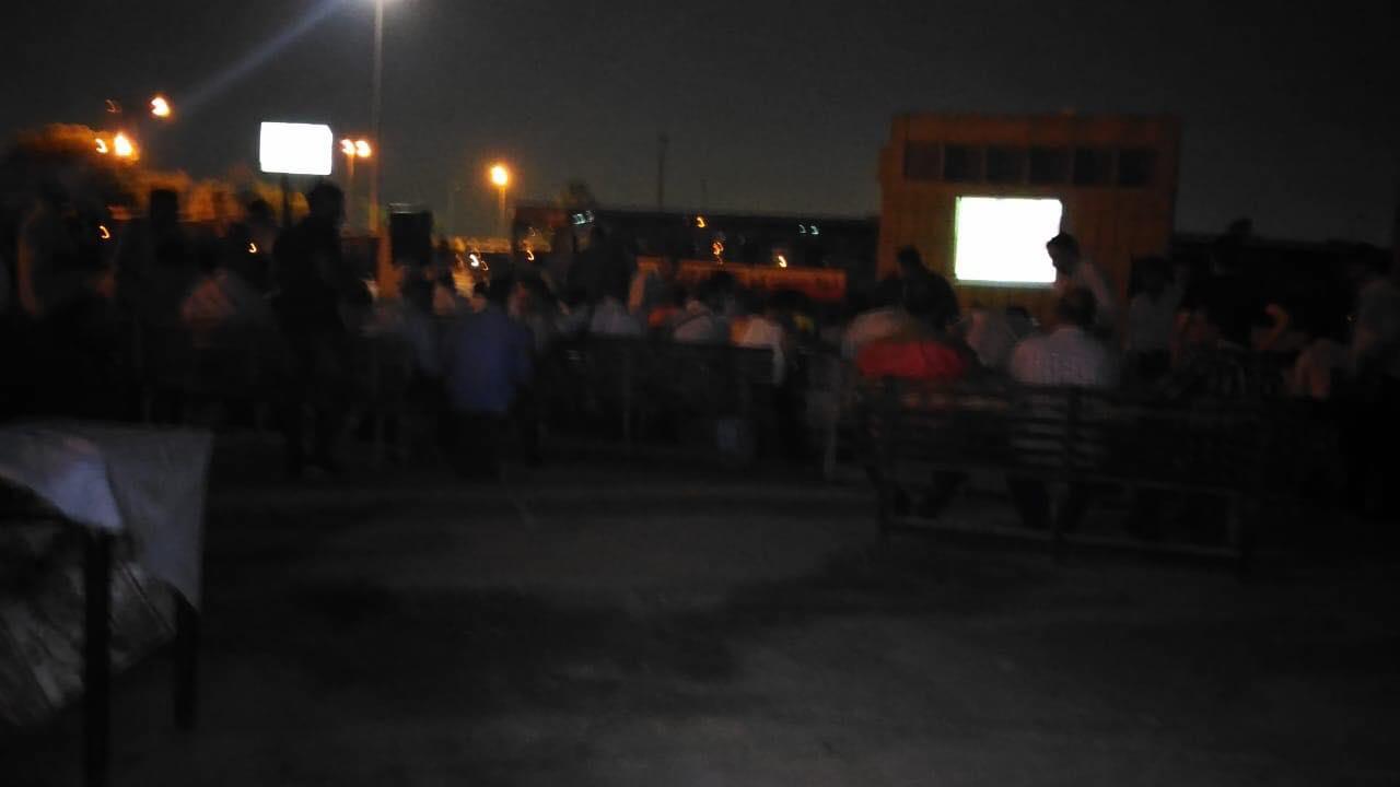 النقل العام توفر شاشات عرض للسائقين أمام إستاد القاهرة 