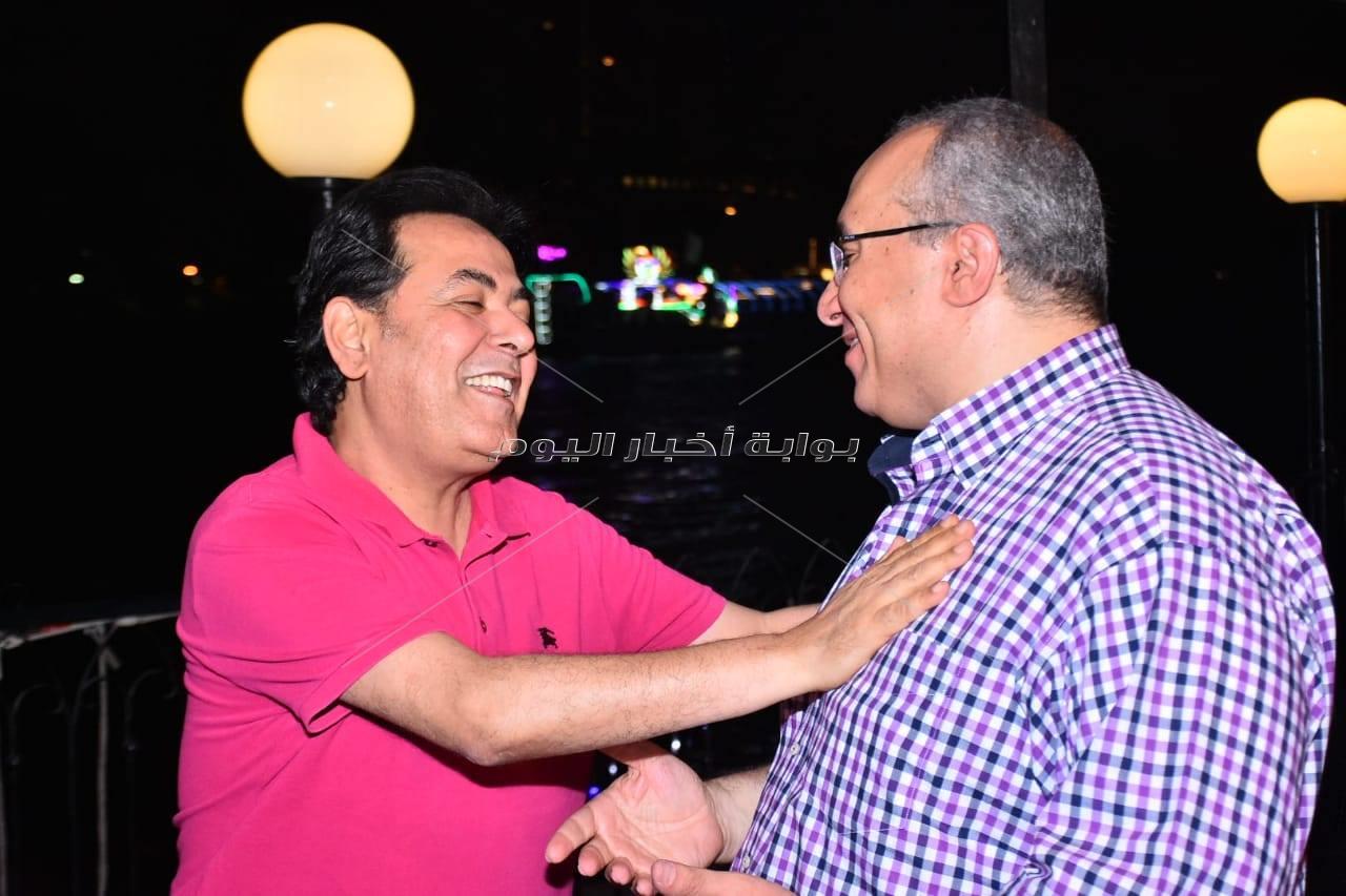  خيري رمضان ومنى الحسيني وسامح يسري في لقاء «الإعلاميون العرب»