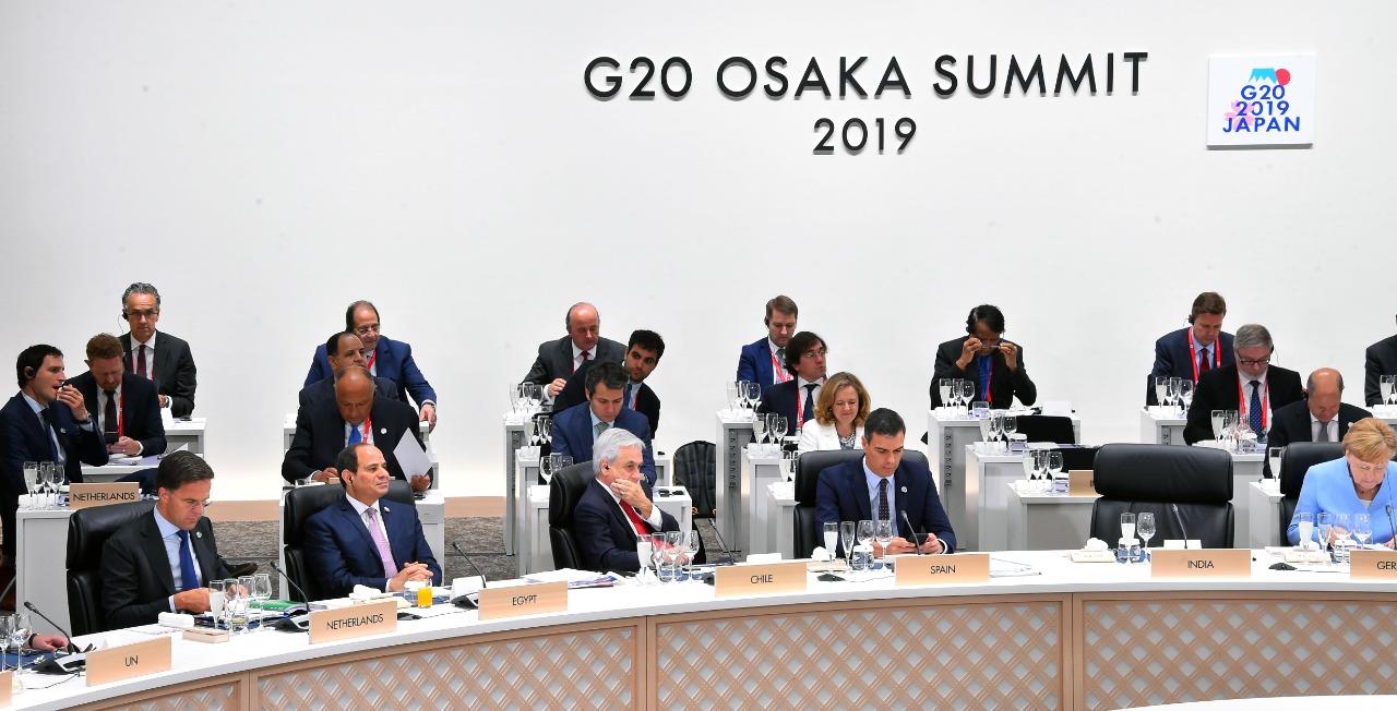 «السيسي» يشارك في افتتاح القمة الـ14 لـ«مجموعة العشرين» بمدينة أوساكا