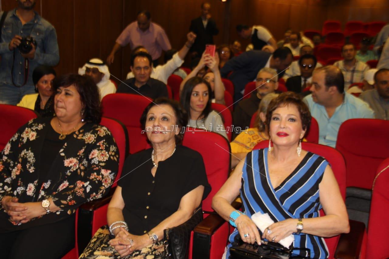 أشرف زكي ولبلبة في افتتاح قصر ثقافة السينما بعد تجديده