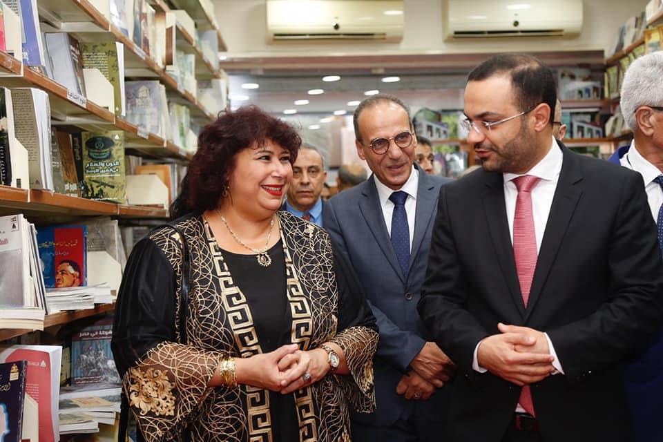  وزيرا ثقافة مصر ولبنان افتتحا فرع الهيئة العامة للكتاب ببيروت 