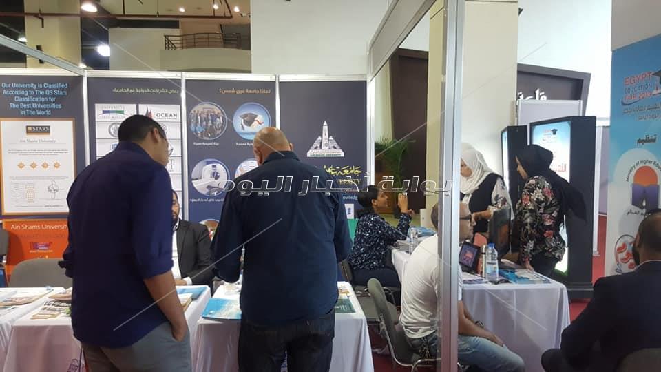 فعاليات اليوم الثاني لمشاركة جامعة عين شمس بالمعرض الرابع للتعليم العالي