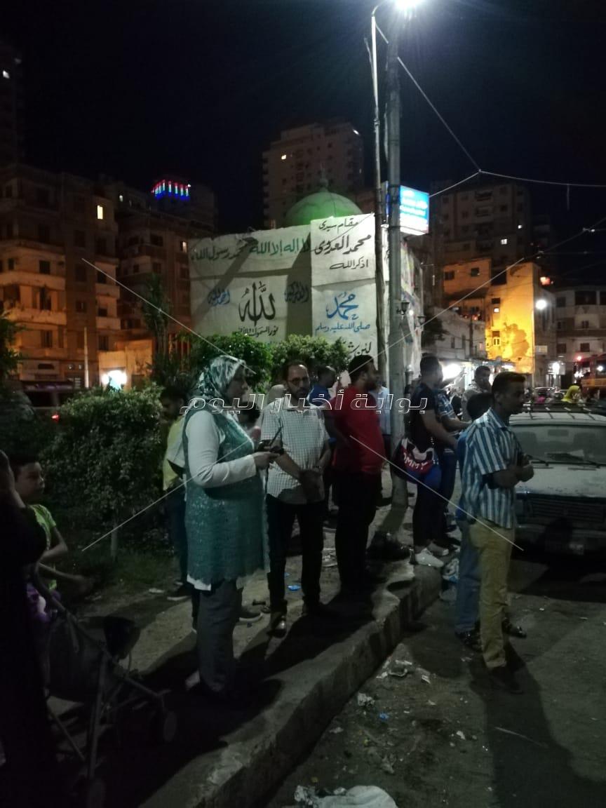  انهيار جزئي بعقارين في الإسكندرية