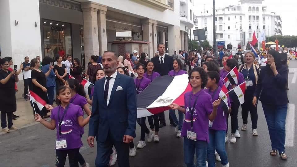 مصر تشارك مع 33 دوله في المهرجان الدولي اطفال السلام بالمغرب
