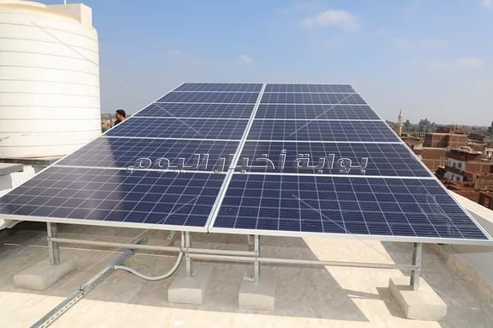 محافظ المنوفية يفتتح أول مدرسة  تعمل بالطاقة الشمسية  بمركز الباجور