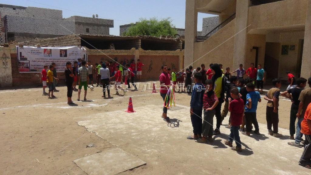 القوافل الرياضية لجامعة المنيا تصل إلي "طوة"