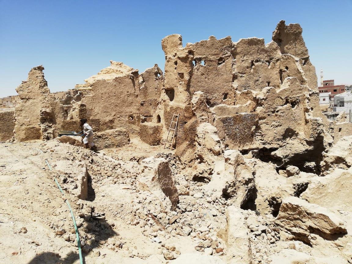 ترميم قلعة شالي القديمة