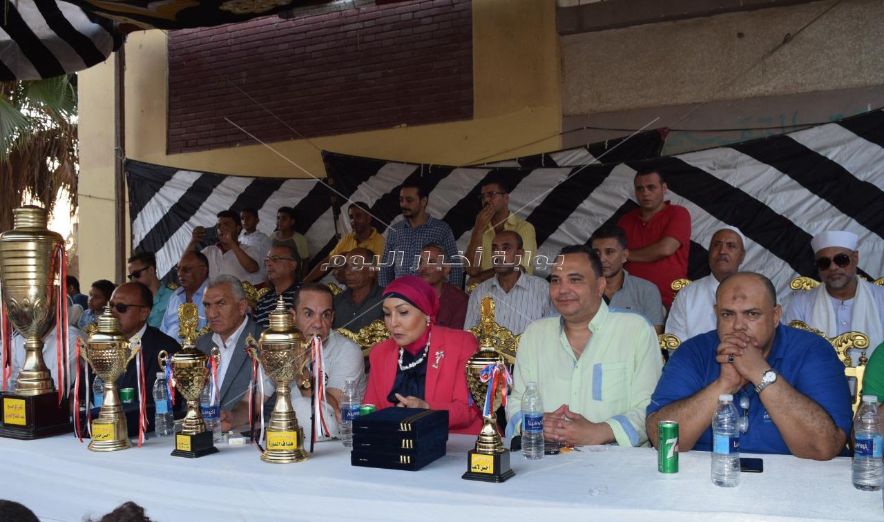 تكريم أسر الشهداء في أقدم دورة رياضية بكفر الشيخ
