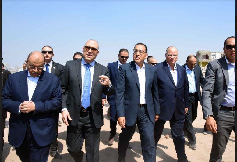 رئيس الوزراء بيتفقد منطقة سور مجرى العيون ومنطقة عين الحياة 
