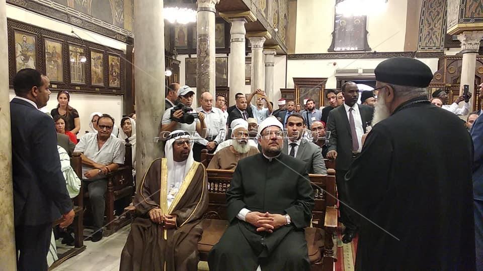جولة وزير الاوقاف ووفد مؤتمر الشئون الإسلامية بكنيسة مار جرجس