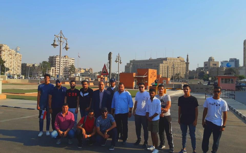  وفد شبابي سعودي يزور ميدان التحرير