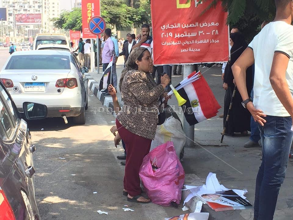 لمرأة المصرية تشارك بقوة بمظاهرات المنصة