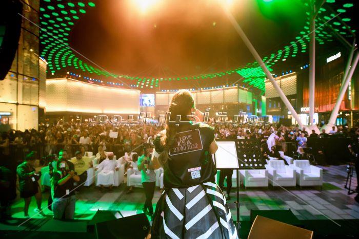 بلقيس تحتفل باليوم الوطني السعودي الـ89 ما بين دبي والقصيم