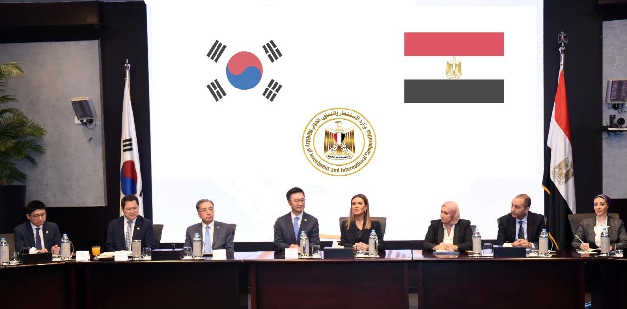 لقاء وزيرة الاستثمار والتعاون الدولي بـ20 شركة كورية