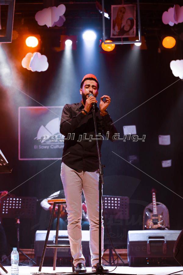 محمد الكافوري في حفل موسيقى بمسرح الساقية