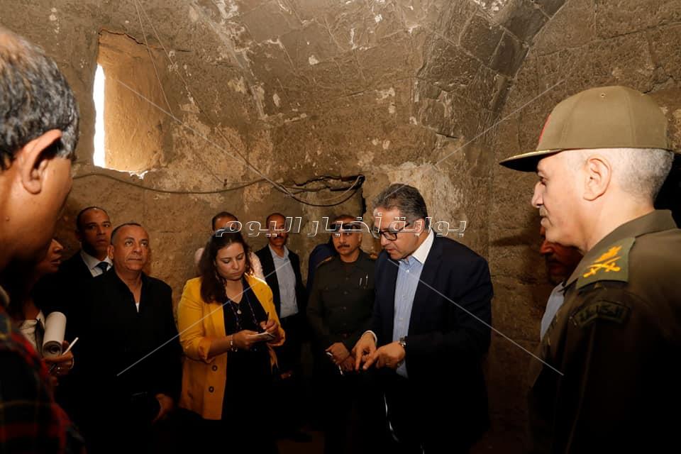 وزير الآثار تفقد لبعض المباني الاثرية بقلعة صلاح الدين